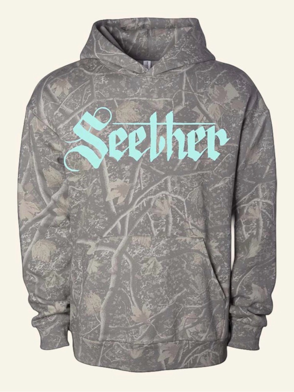 Seether Merch Seether Logo Camo Hoodie Birthday Gifts For Music Lovers